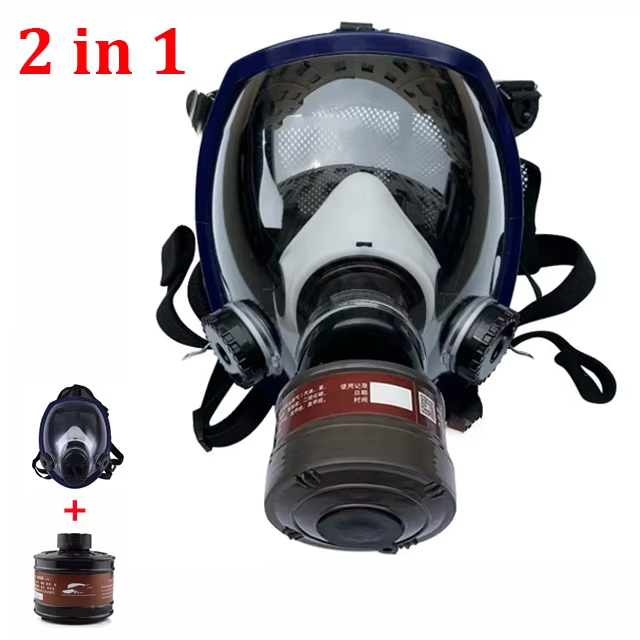 Woodworking Respirator - Máscara de Gas de cara completa,