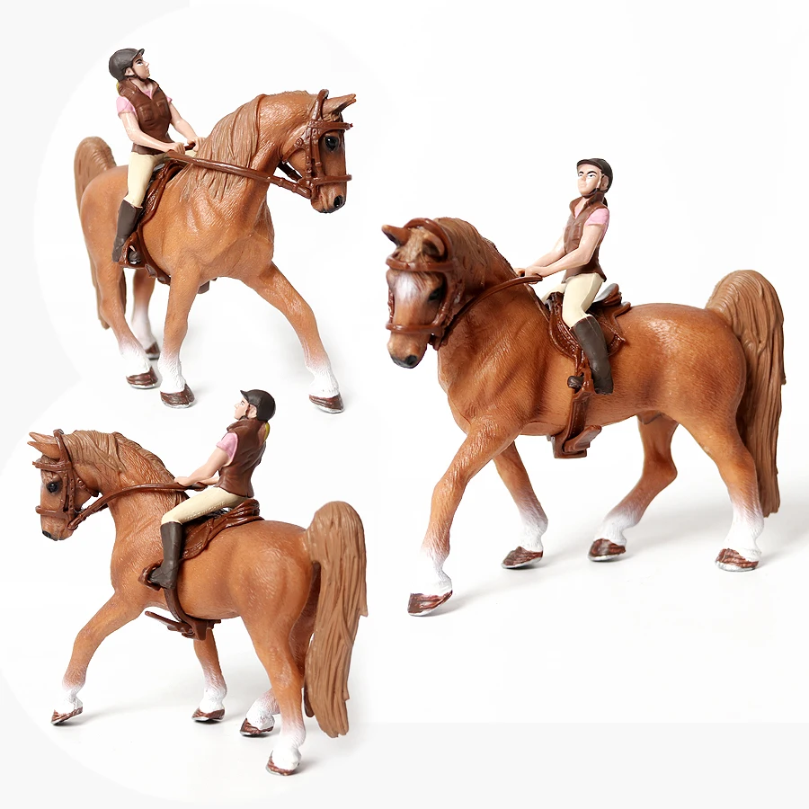 Woodworking Horse - Juego de caballos de juguete con