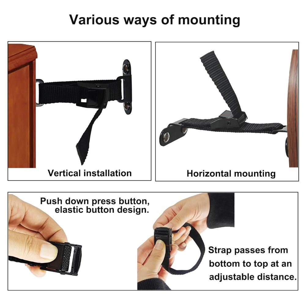 Cabinet Scraper Set - Anclajes para Muebles a Prueba de