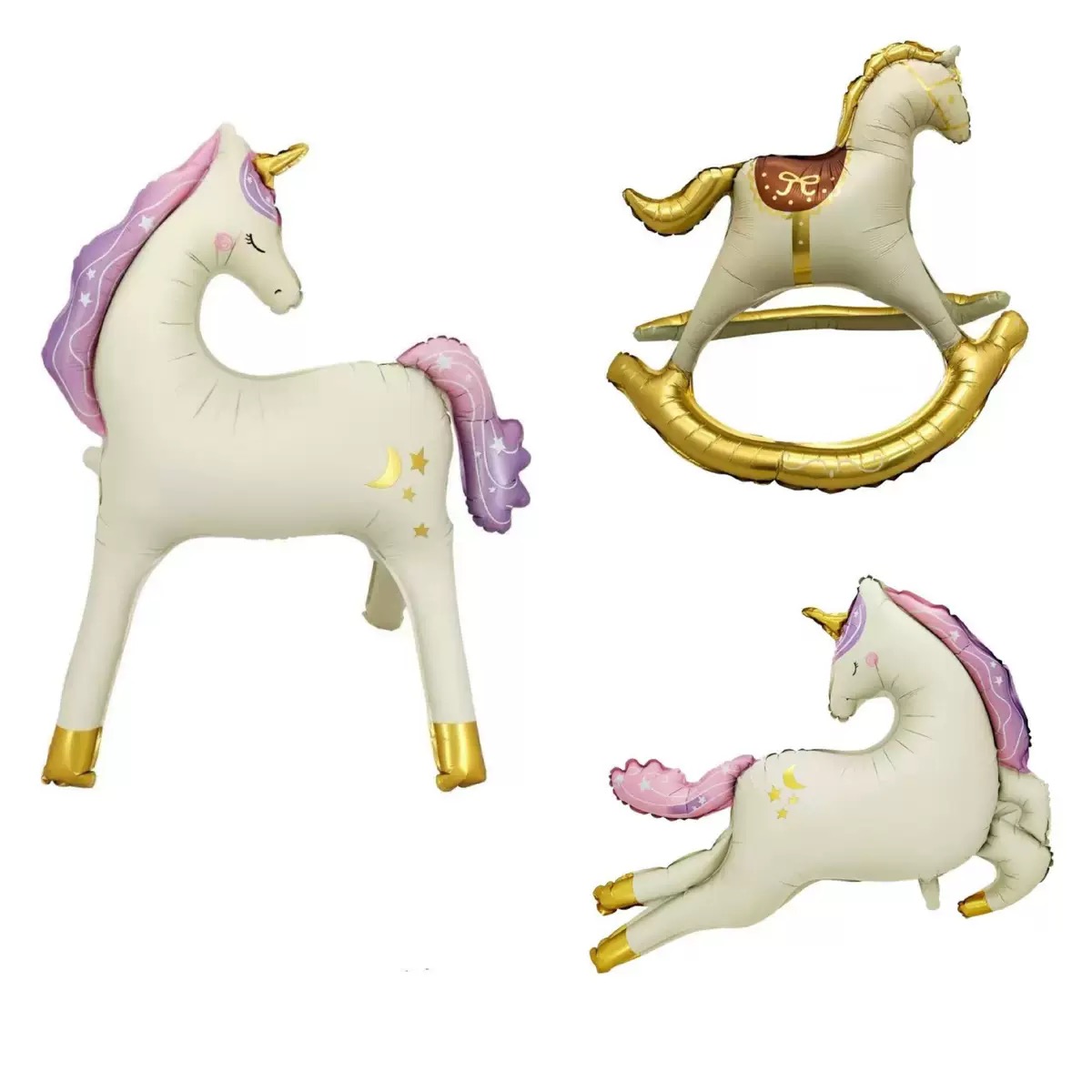 Woodworking Horse - Nuevo embalaje 3D de pie cumpleaños