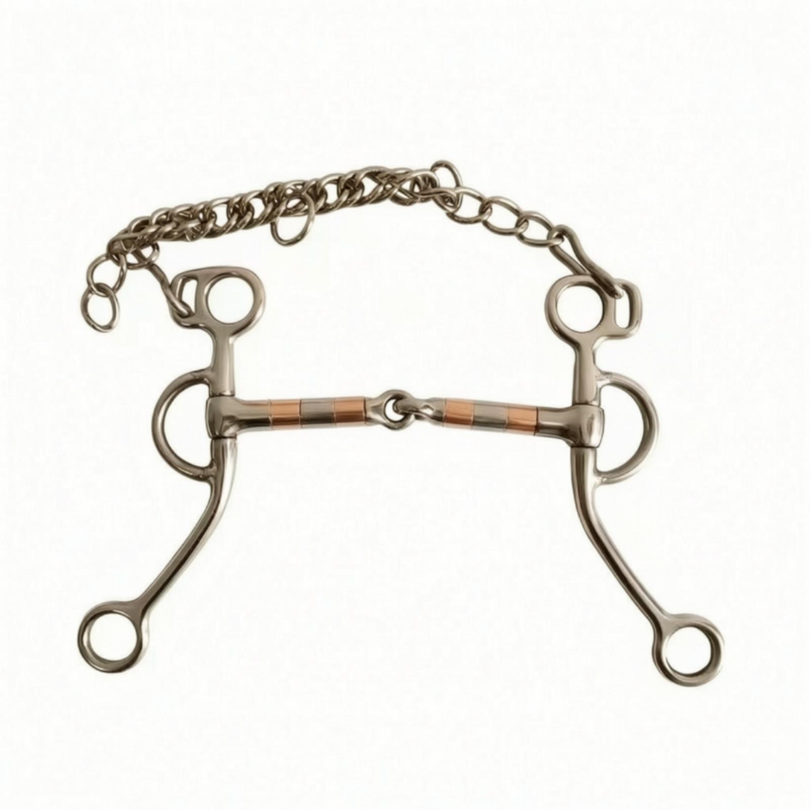 Woodworking Horse - Bocado para caballo con cadena de