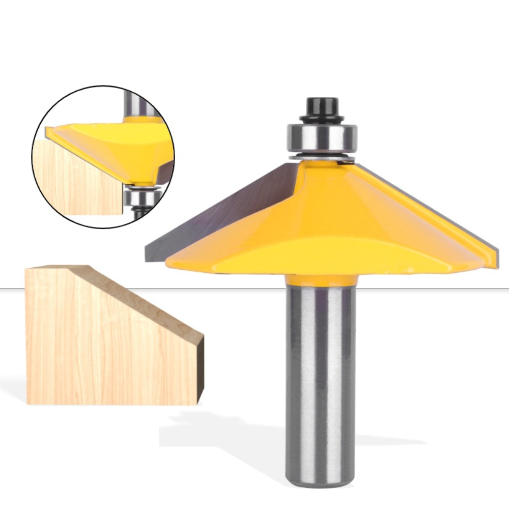 60 °   Fresa de madera biselad - Woodworking Joinery reseña y precio