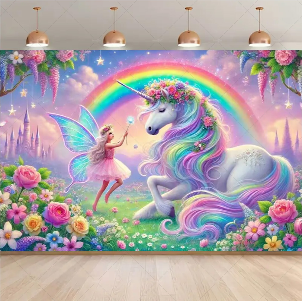Fondo de cumpleaños de unicorn - Woodworking Horse reseña y precio