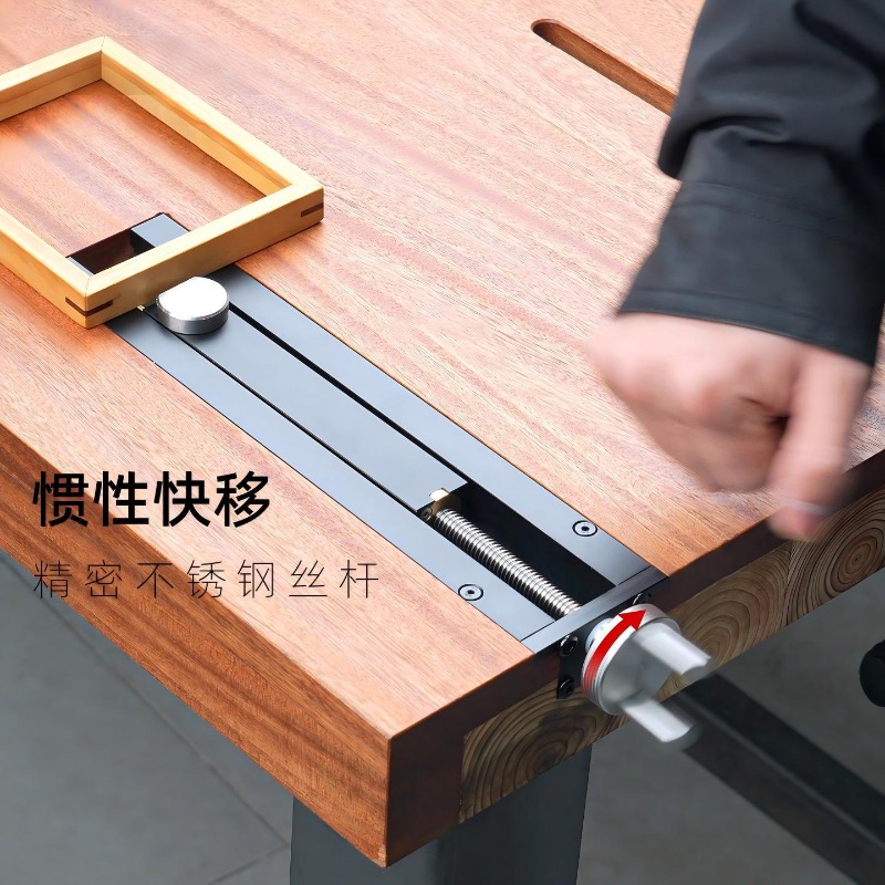 Tornillo de banco de inercia d - Woodworking Vice Quick Release reseña y precio