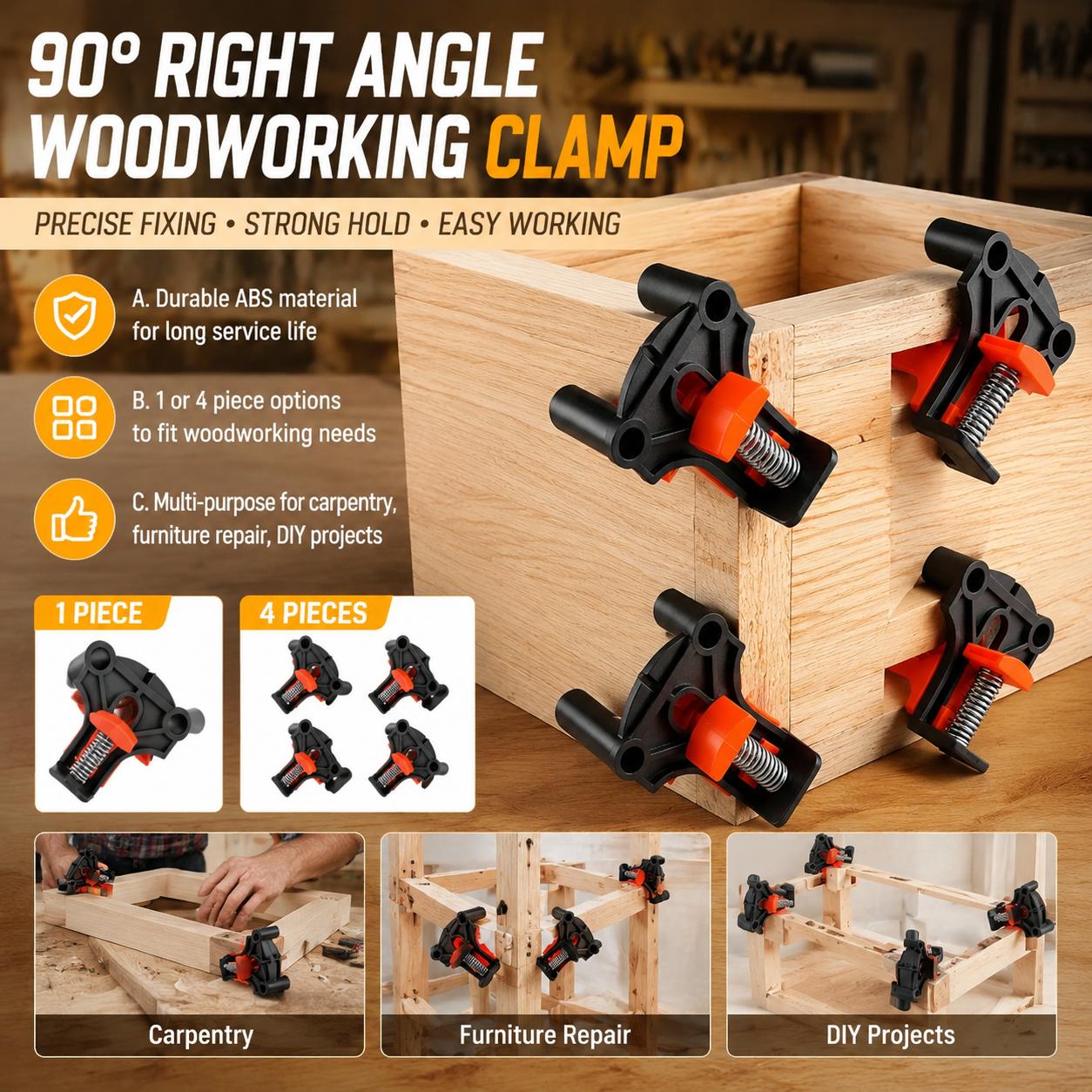 Kit de Abrazaderas de Esquina  - Woodworking Kits reseña y precio