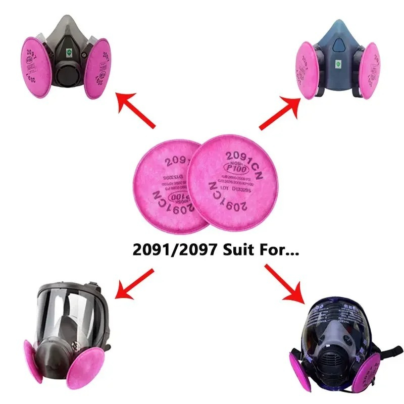 2091 2097 Filtro de partículas - Woodworking Respirator reseña y precio