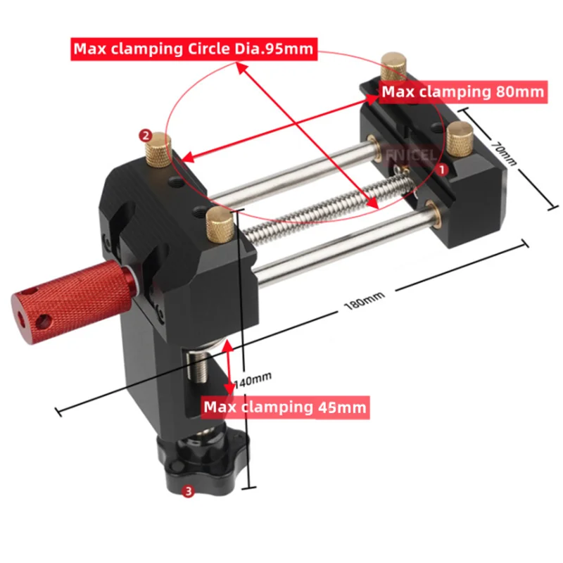 Tornillo de banco de mesa de a - Woodworking Clamp reseña y precio