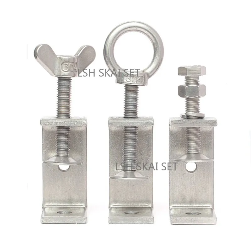 304 Stainless Steel Threaded C - Woodworking Clamp reseña y precio