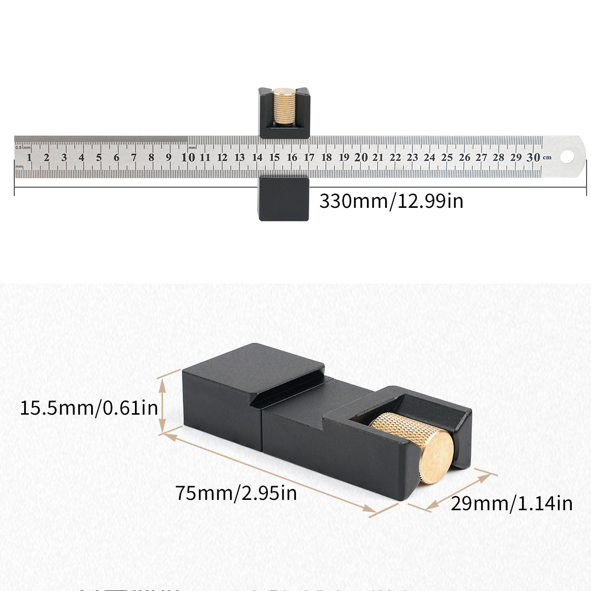 Bloque de Posicionamiento de Á - Woodworking Marking Gauge reseña y precio