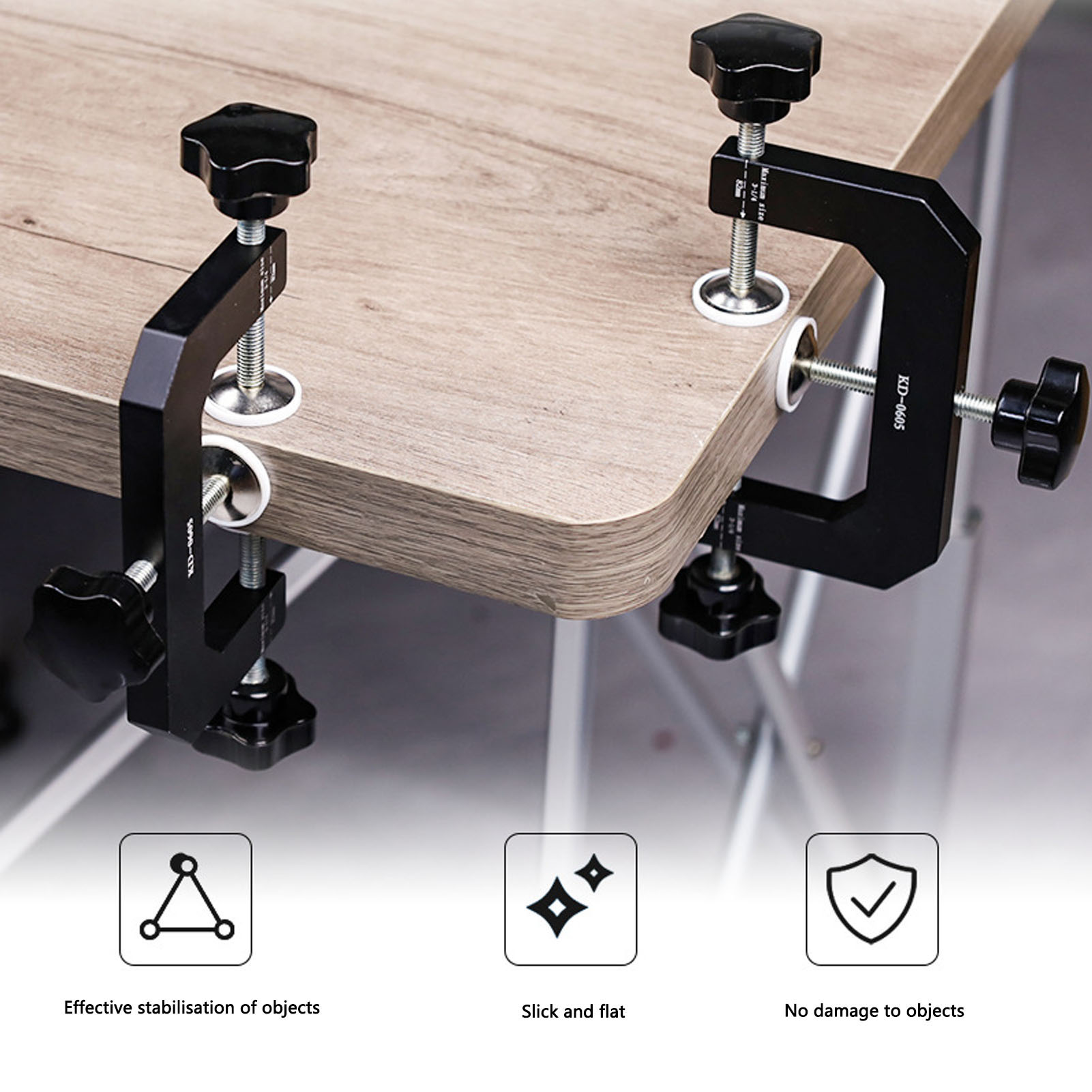 Abrazadera en G de 3 vías, abr - Woodworking Edge reseña y precio