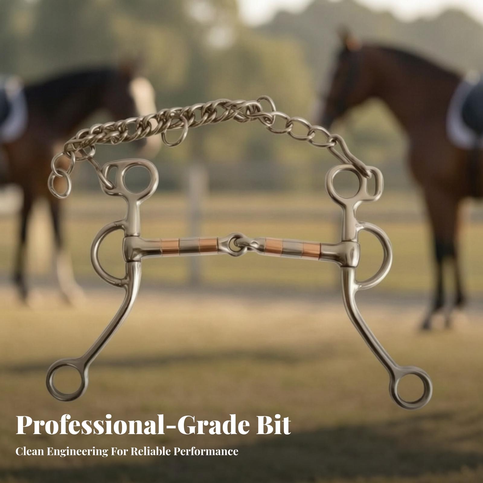 Bocado para caballo con cadena - Woodworking Horse reseña y precio